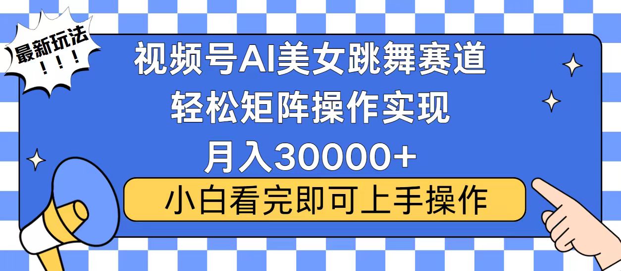 视频号蓝海赛道玩法，当天起号，拉爆流量收益，小白也能轻松月入30000+-511资料网
