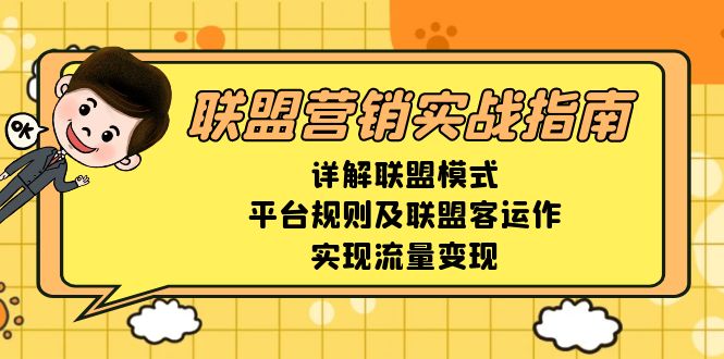 联盟营销实战指南，详解联盟模式、平台规则及联盟客运作，实现流量变现-511资料网