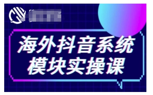 海外抖音Tiktok系统模块实操课，TK短视频带货，TK直播带货，TK小店端实操等-511资料网