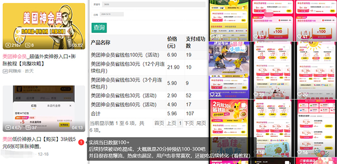 美团神券/神会员_入门级教程,外卖券膨胀推广项目【蓝海市场攻略】-511资料网