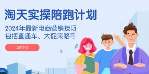 淘天实操陪跑计划，2024年最新电商营销技巧，包括直通车、大促策略等-511资料网