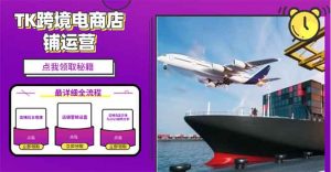 2025TK跨境电商选品趋势0到1店铺搭建最全实操讲解，轻松在家把货卖出国-511资料网