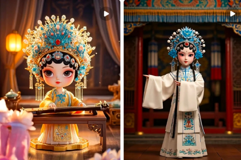 利用AI制做Q版古风娃娃视频，只需三步新手也能做出流量好到爆(附教程+提示…-511资料网