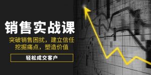 销售实战课,突破销售困扰,建立信任,挖掘痛点,塑造价值,轻松成交客户-511资料网