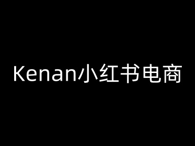 Kenan小红书电商-kenan小红书教程-511资料网
