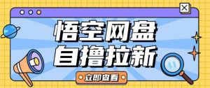 全网首发悟空网盘云真机自撸拉新项目玩法单机可挣10.20不等-511资料网