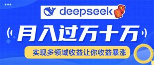 用DeepSeek席卷各大平台，快速上手实现多领域，让你收入猛增-511资料网
