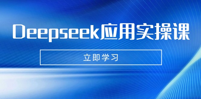 Deepseek应用实操课：AI制作数字妈妈、写真、短视频，辅导作业，PPT制作等-511资料网