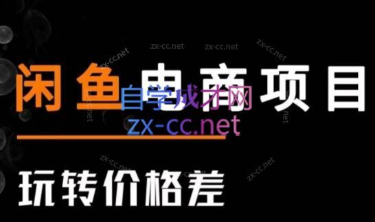 亿创繁星·闲鱼电商项目(玩转价格差)-511资料网