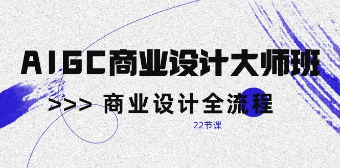 AIGC-商业设计大师班，商业设计全流程(22节课-511资料网