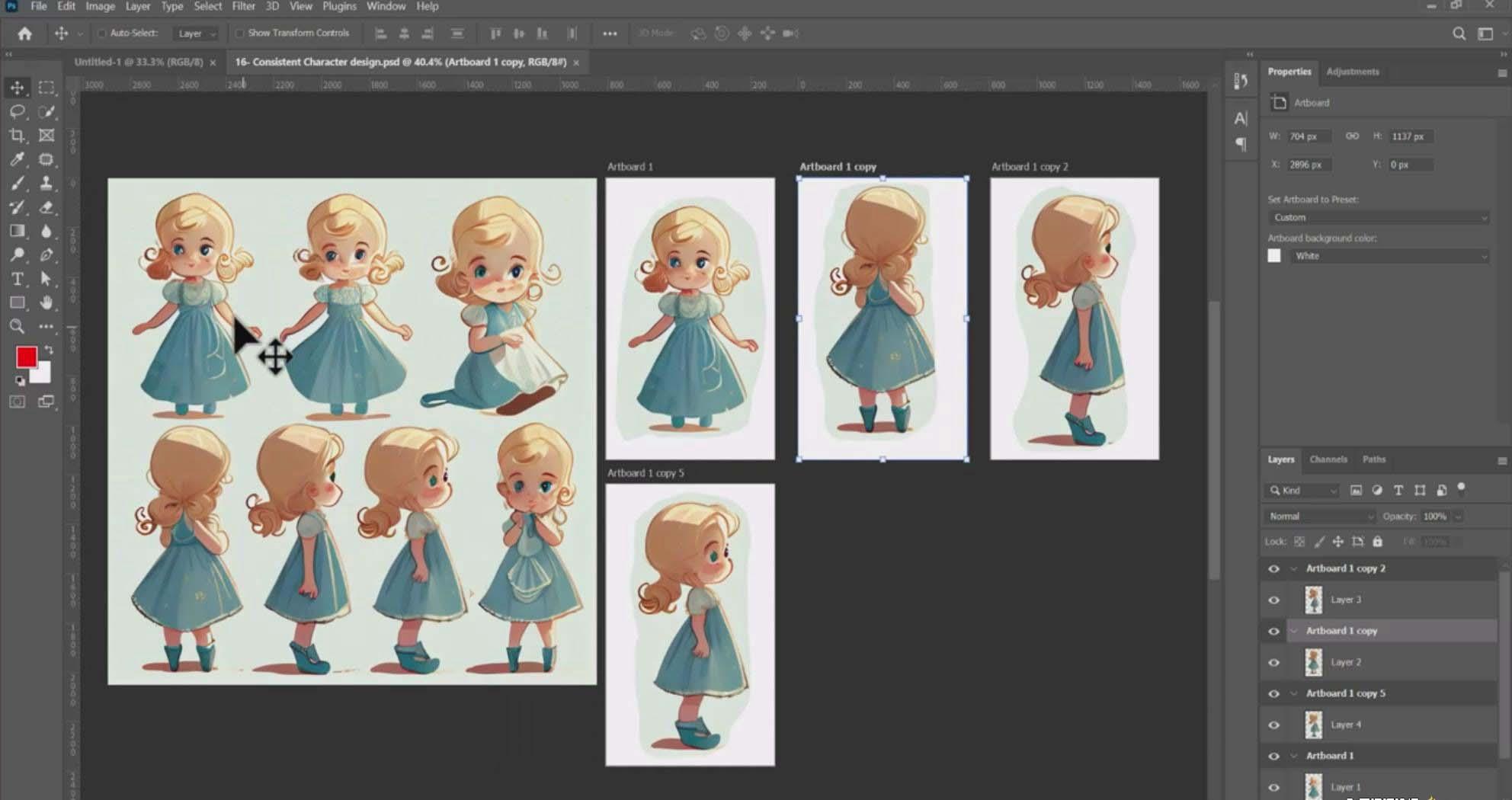 图片[7]-掌握 MidJourney V5 AI + ChatGPT创建一致的角色设计图像-22节课-中英字幕-511资料网