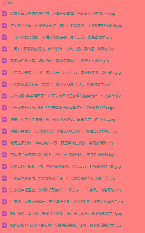 图片[2]-(9607期)真实有效391套商业模式，年入几十到几百万案例解析(电子书+视频+图文)-511资料网