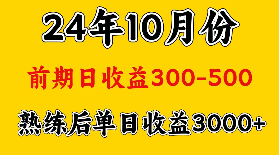 高手是怎么赚钱的.前期日收益500+熟练后日收益3000左右-511资料网