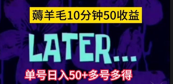 美团薅羊毛玩法，单号日入50+多号多得【仅揭秘】-511资料网