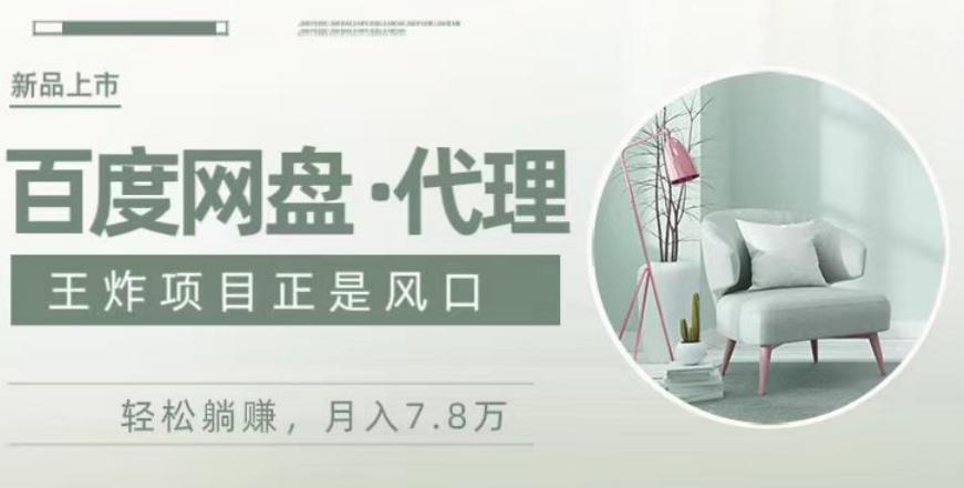度盘代理，月入7w保姆级全方位教程-511资料网