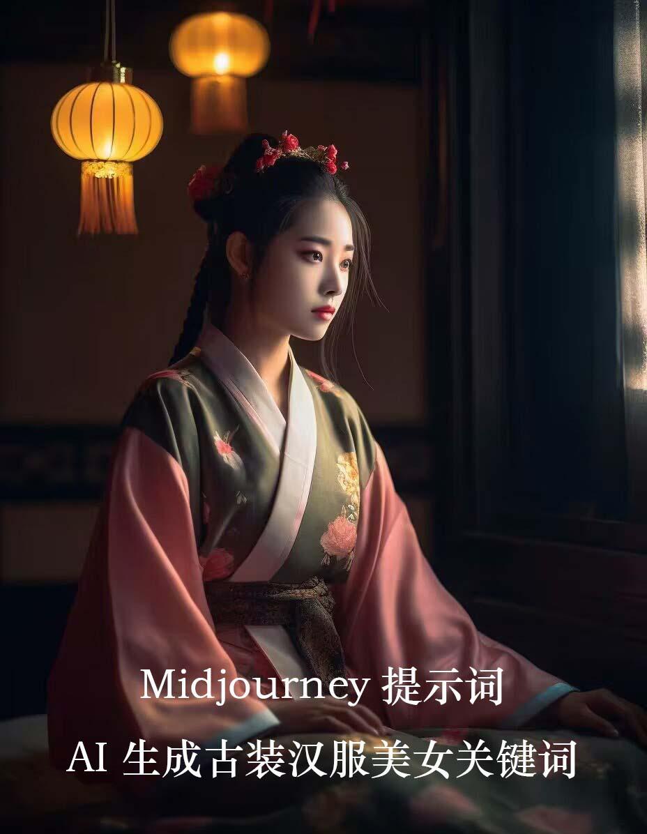 Midjourney关键词-AI生成中国风古装汉服美女人像提示关键词-511资料网