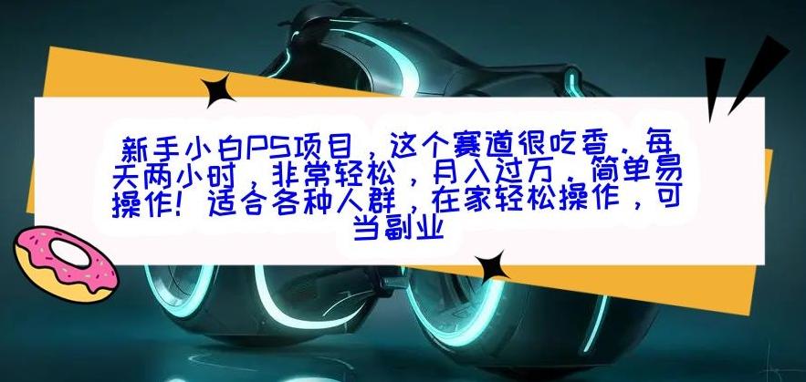新手小白PS项目，轻轻松松月入过万-511资料网
