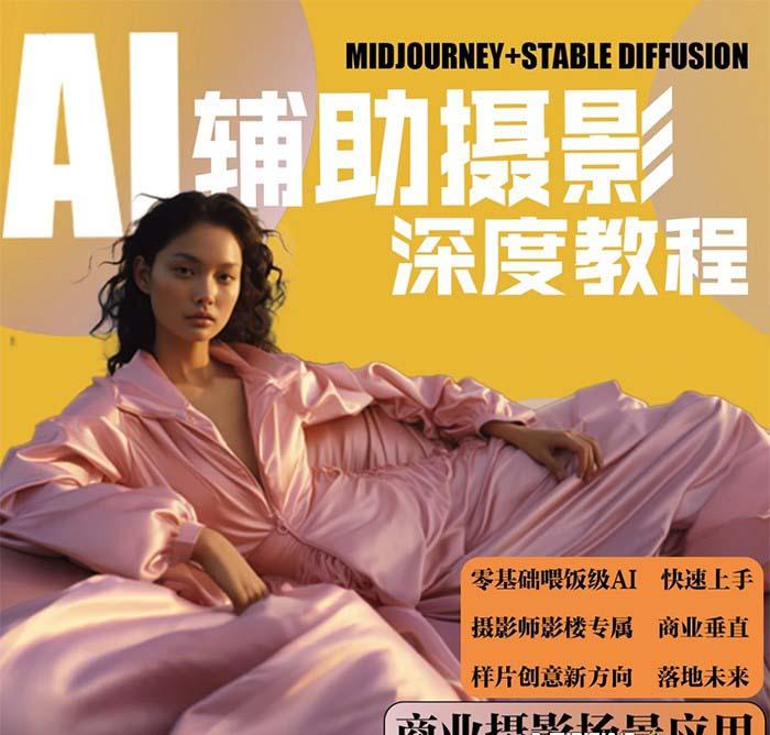 (8727期)2024年AI辅助摄影人工智能商业应用摄影课程(37节课)-511资料网