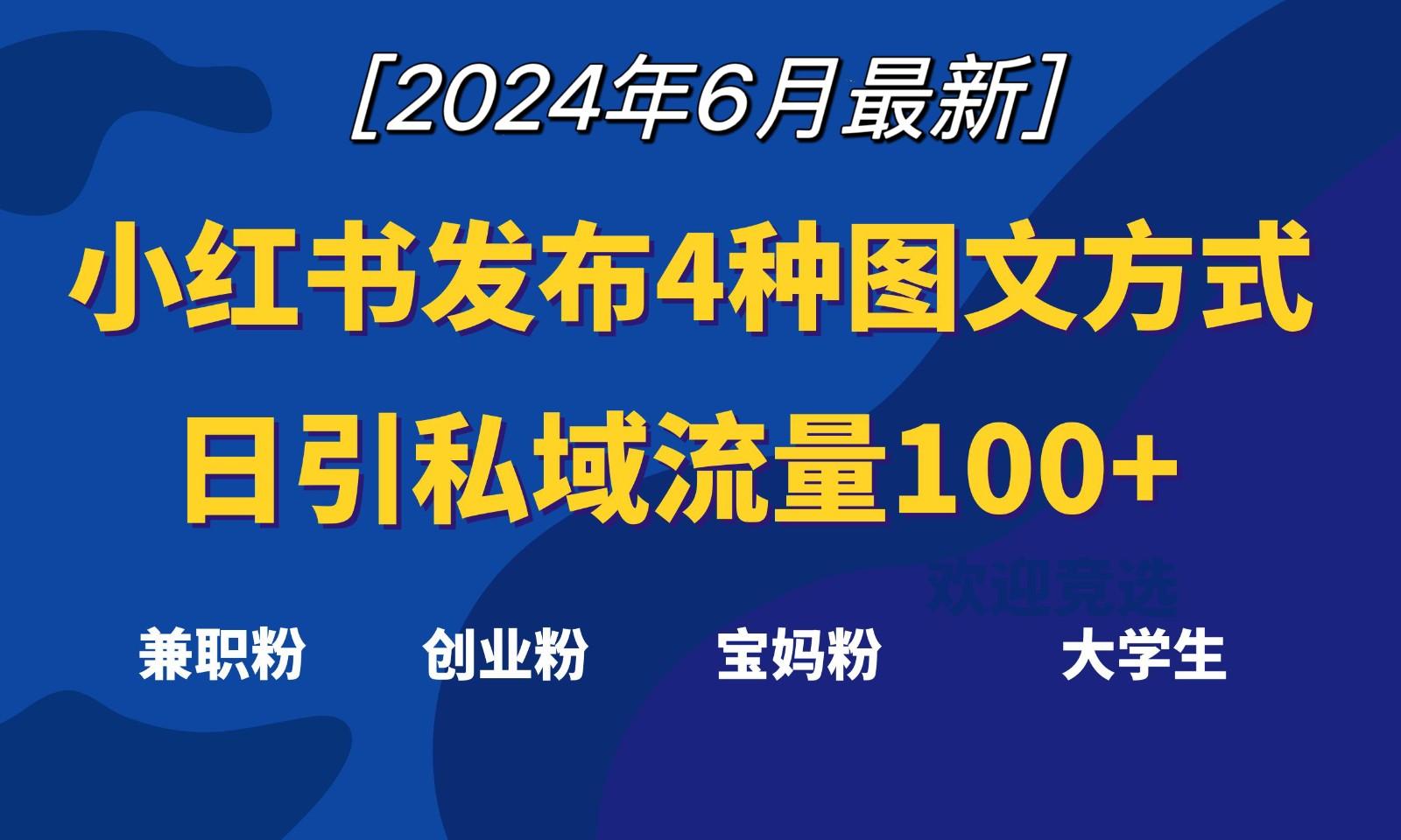 小红书发布这4种图文，就能日引私域流量100+-511资料网