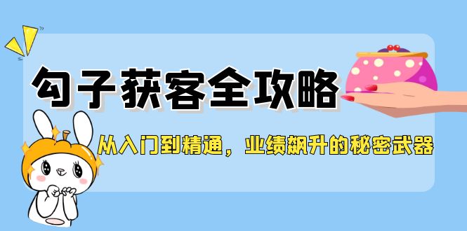 从入门到精通，勾子获客全攻略，业绩飙升的秘密武器-511资料网