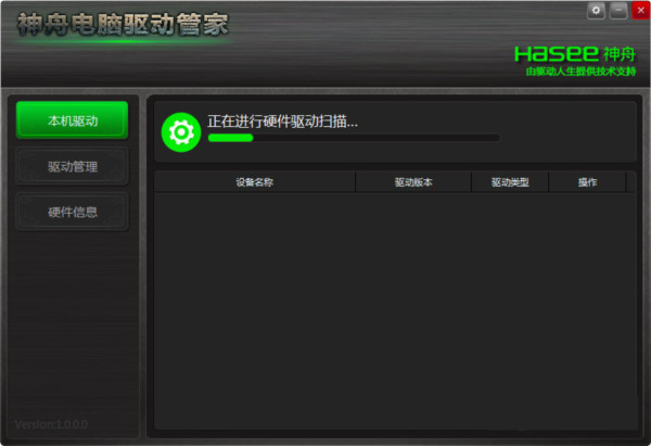 神舟电脑驱动管家 v1.0 官方免费版-511资料网