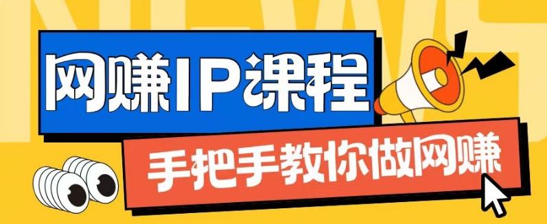 ip合伙人打造1.0，从0到1教你做网创，实现月入过万【揭秘】-511资料网