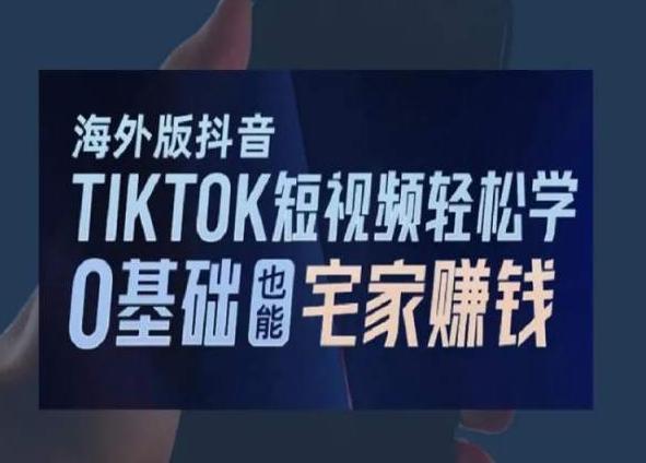 海外版抖音TikTok短视频轻松学，0基础宅家也能赚钱-511资料网