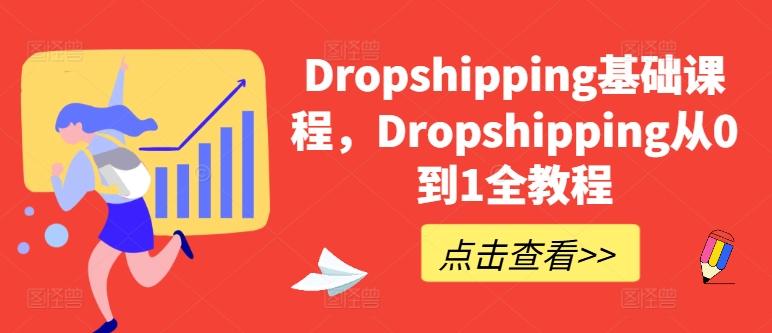 Dropshipping基础课程，Dropshipping从0到1全教程-511资料网