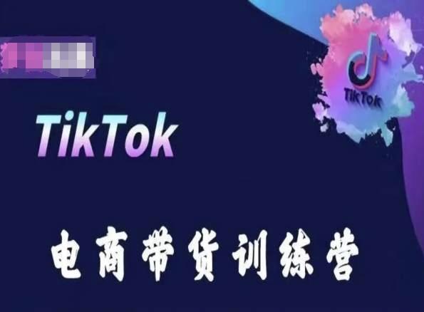 TikTok电商带货训练营，跟随时代潮流，跨境掘金-511资料网