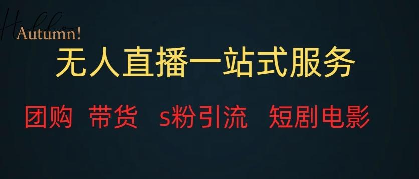 无人直播一站式服务（教程以及变现方式）-511资料网
