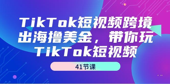TikTok短视频跨境出海撸美金，带你玩TikTok短视频(41节课)-511资料网