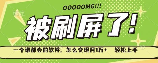 一个谁都会的软件，怎么变现月1万+轻松上手-511资料网