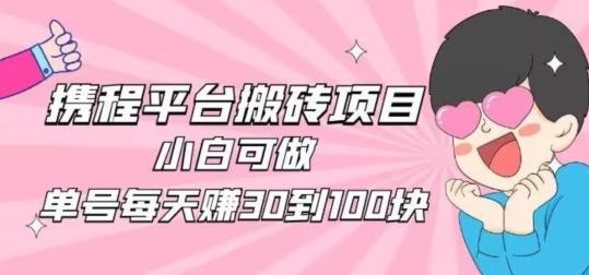 携程旅游搬砖新玩法，日入100+小白可直接上手-511资料网