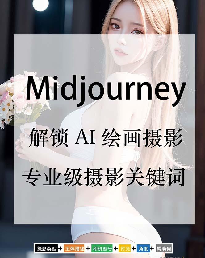 Midjourney关键词-解锁AI绘画专业级人工智能摄影关键词表-511资料网