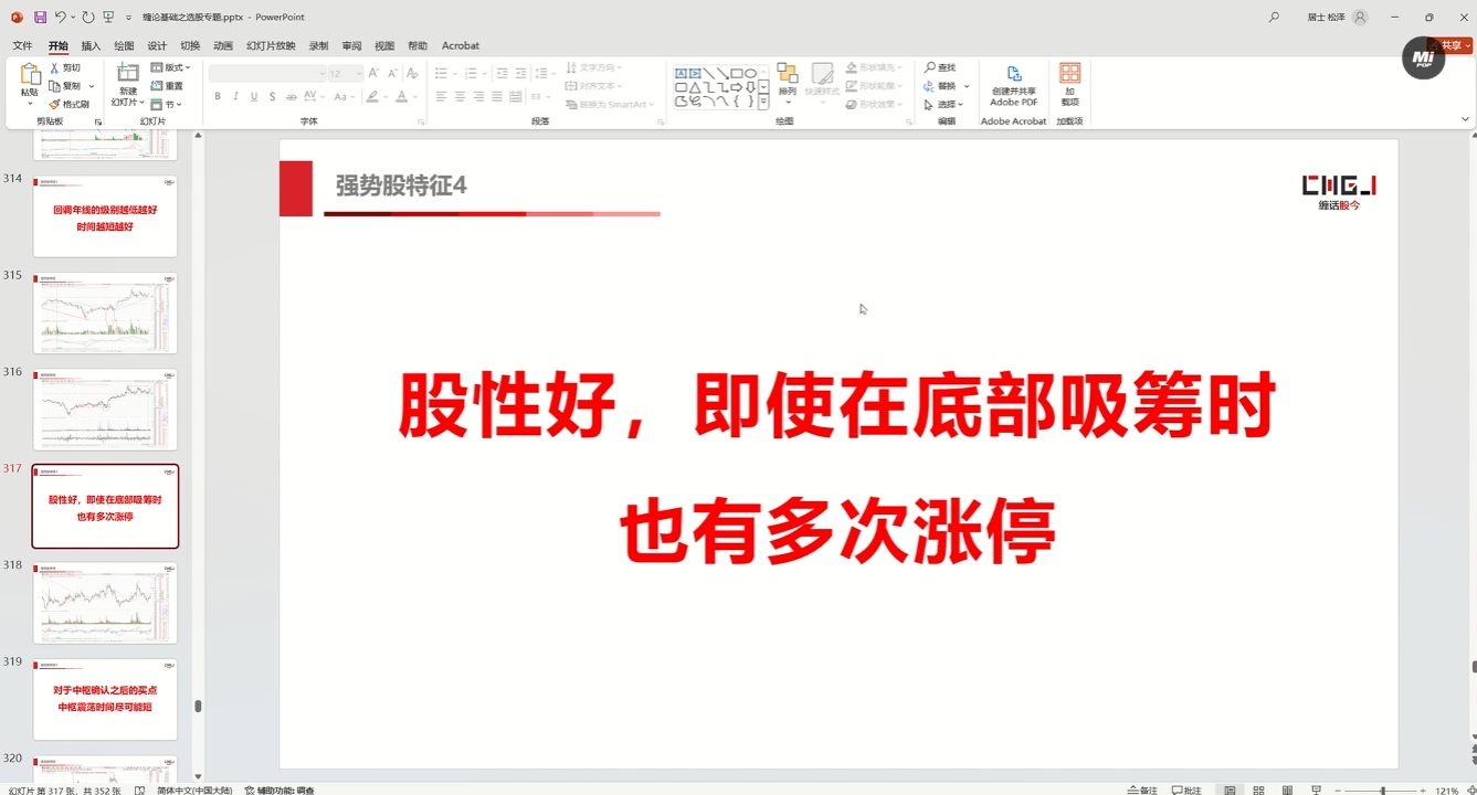 缠话股今·缠论基础之选股专题-511资料网