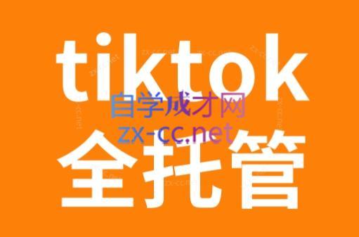 TikTok跨境电商全托管运营模式精品课-511资料网