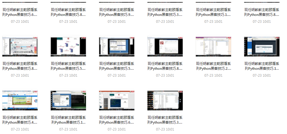 Python黑客技巧课程-511资料网