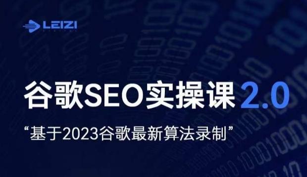 雷子·谷歌SEO 2.0实战课，独立站询盘自由必备，基于2023谷歌最新算法录制-511资料网
