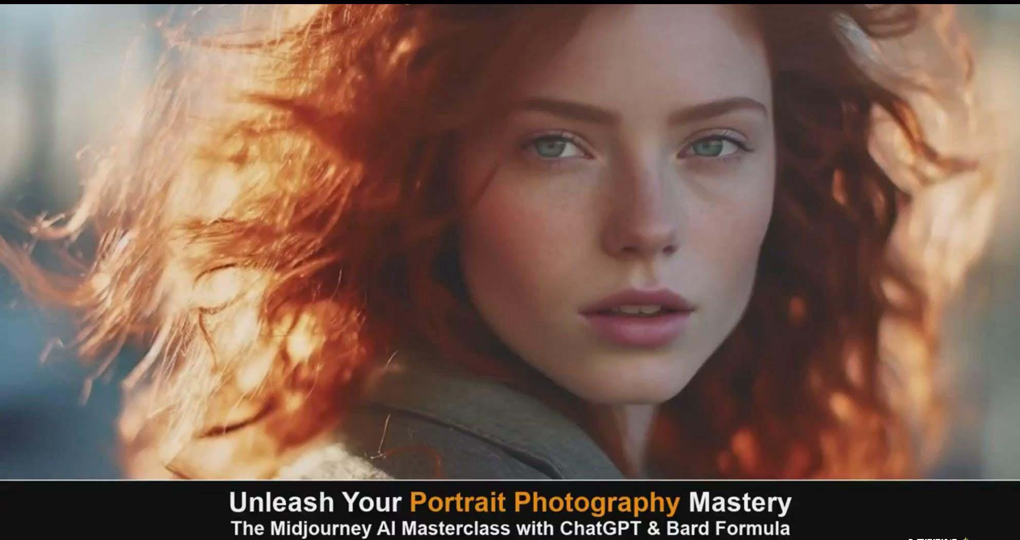 图片[2]-(9312期)Midjourney v5 ChatGPT 和 Bard AI人工智能人像摄影大师班-15节-中英字幕-511资料网