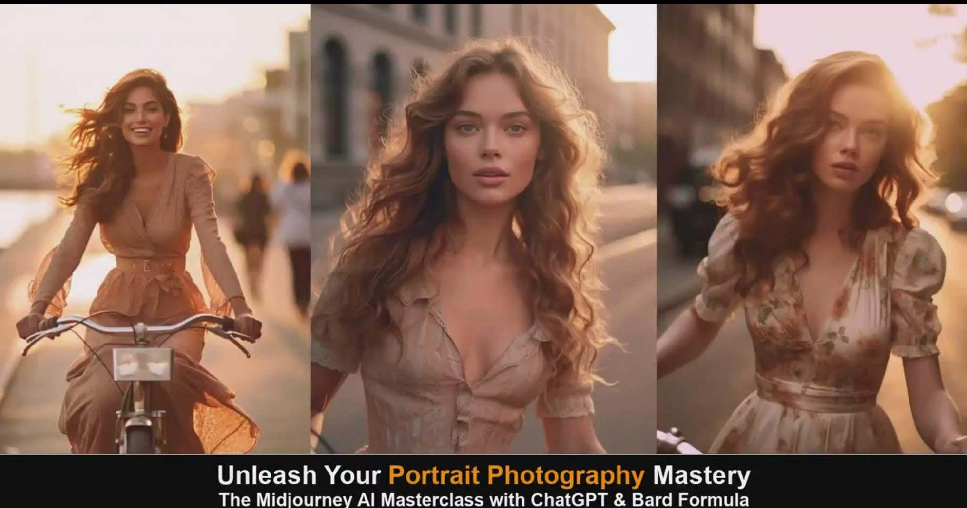 图片[4]-(9312期)Midjourney v5 ChatGPT 和 Bard AI人工智能人像摄影大师班-15节-中英字幕-511资料网