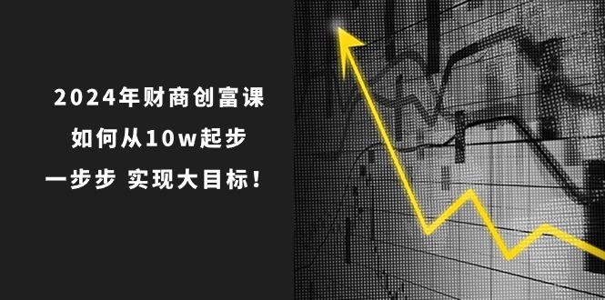 2024年 财商-创富课：如何从10w起步，一步步 实现大目标！-511资料网