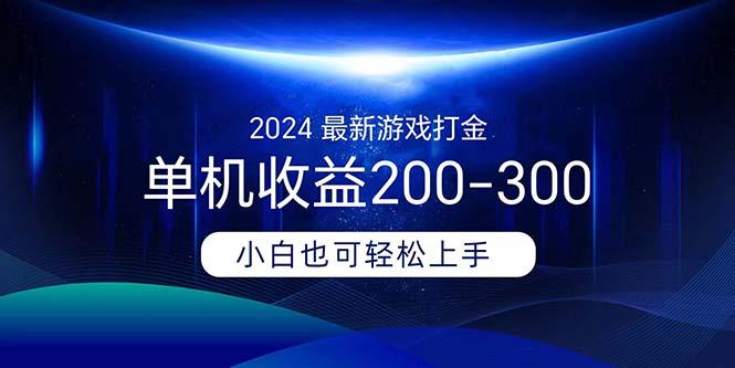 2024最新游戏打金单机收益200-300-511资料网