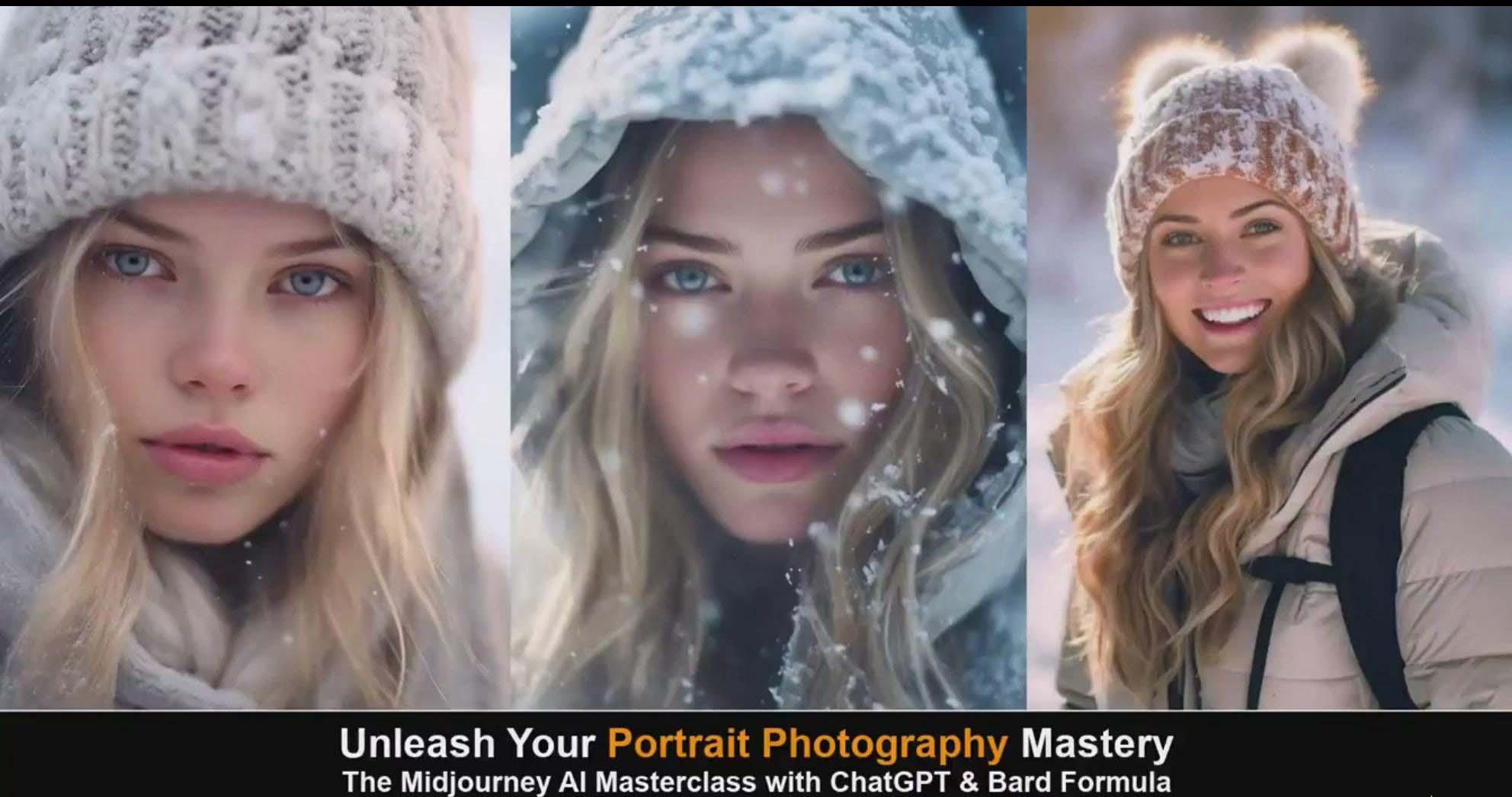 图片[5]-(9312期)Midjourney v5 ChatGPT 和 Bard AI人工智能人像摄影大师班-15节-中英字幕-511资料网